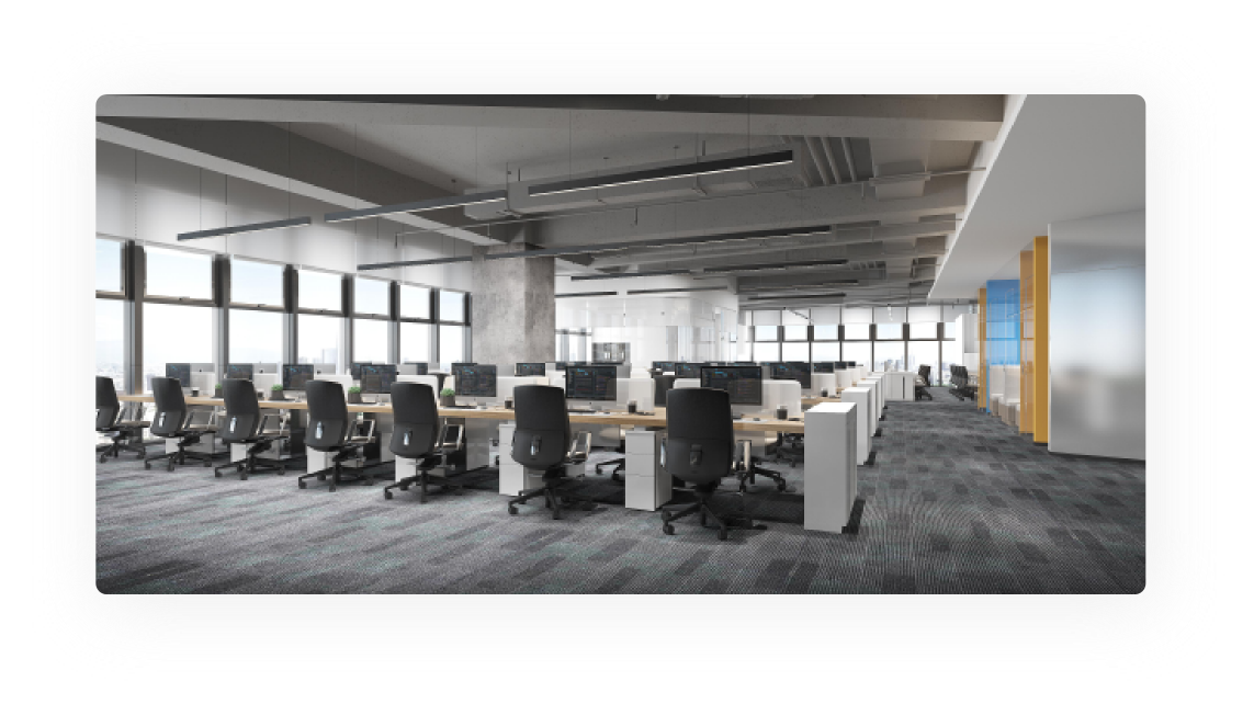 BrainCo 办公环境场景 - 工作空间 / BrainCo Office Environment - Workspace